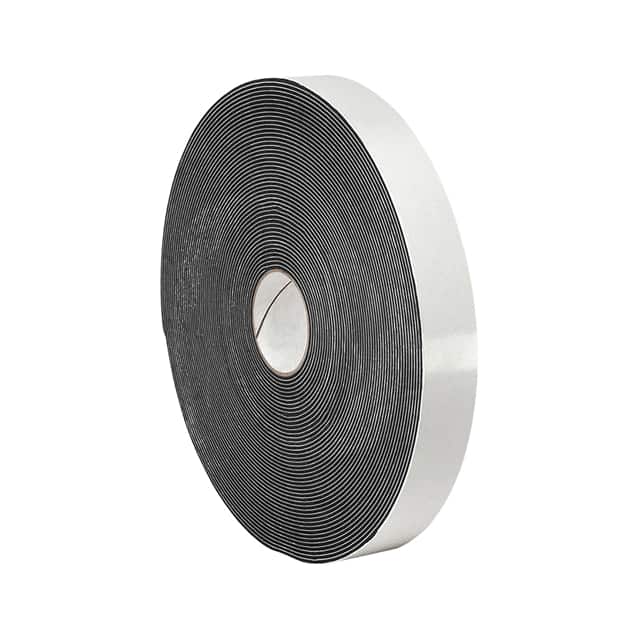 1.625-5-VF32B 1/32" THICK BLACK DOUBLE COATED
