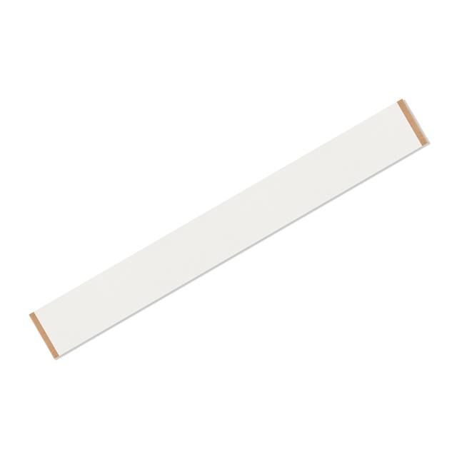 VF32W 0.75" X 10"-25 1/32" THICK WHITE DOUBLE COATED