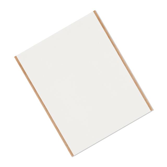 VF16W 6" X 7"-10 1/16" THICK WHITE DOUBLE COATED