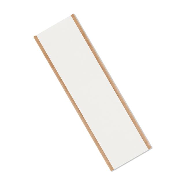 VF16W 2" X 9"-25 1/16" THICK WHITE DOUBLE COATED