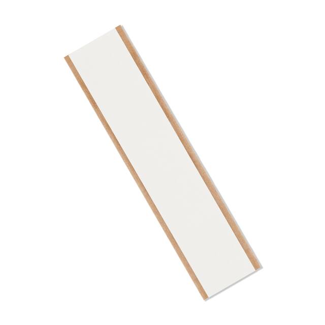 VF32W 1" X 4"-100 1/32" THICK WHITE DOUBLE COATED