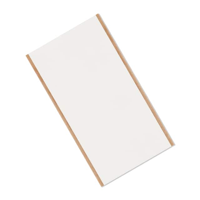 VF32W 4" X 7"-25 1/32" THICK WHITE DOUBLE COATED