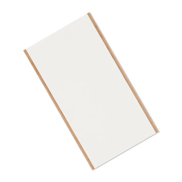 VF32W 4" X 10"-25 1/32" THICK WHITE DOUBLE COATED