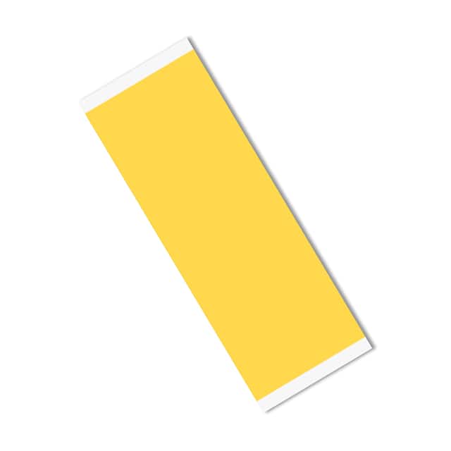KD2-0.5" X 5"-250 TAPE MASKING AMBER 1/2" X 5"