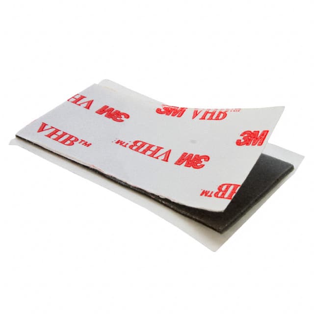 5-4941-1-2R TAPE DBL COATED GRAY 1"X 2"
