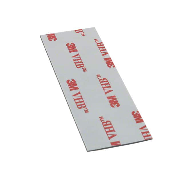 5-4941-1-3R TAPE DBL COATED GRAY 1"X 3"