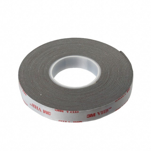 1/2-5-4941 TAPE DBL COATED GRAY 1/2"X 5YDS