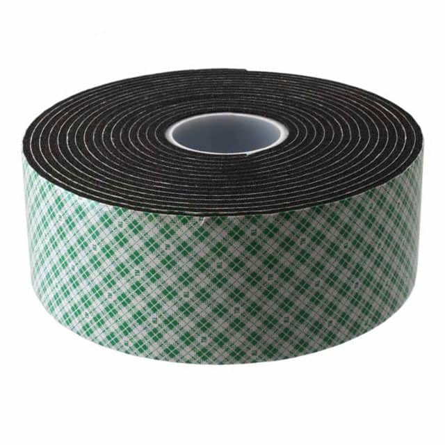 2-5-4408B TAPE DBL COATED BLACK 2"X 5YDS