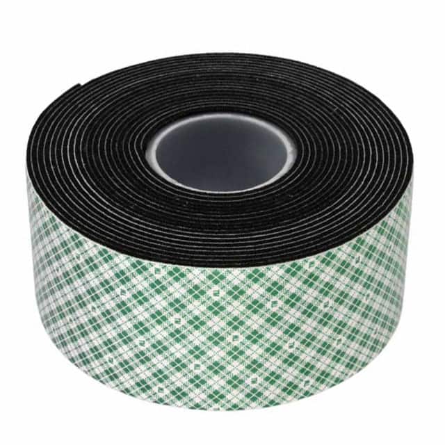 2-5-4416B TAPE DBL COATED BLACK 2"X 5YDS