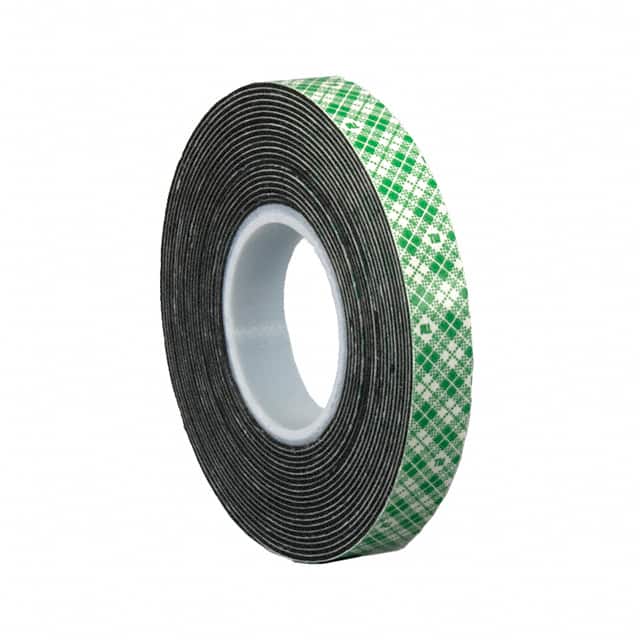 1/2-5-4432B TAPE DBL COATED BLACK 1/2"X 5YDS
