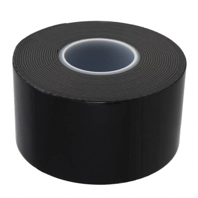 2-5-4949 TAPE DBL COATED BLACK 2"X 5YDS