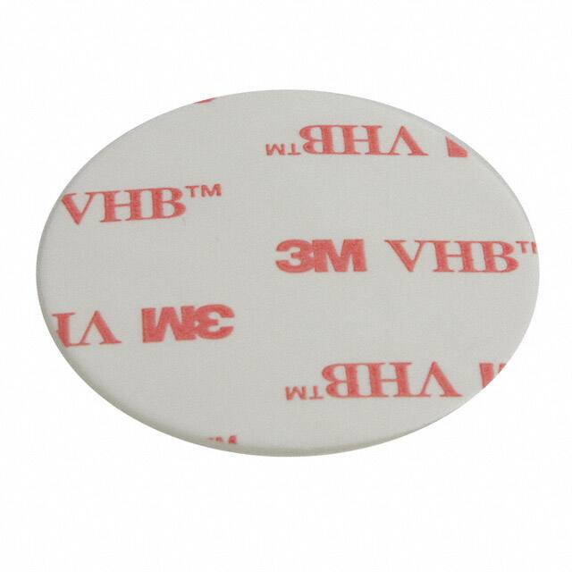 5-4926-1.5 TAPE DBL COAT GRY 1 1/2" DIA 5PK