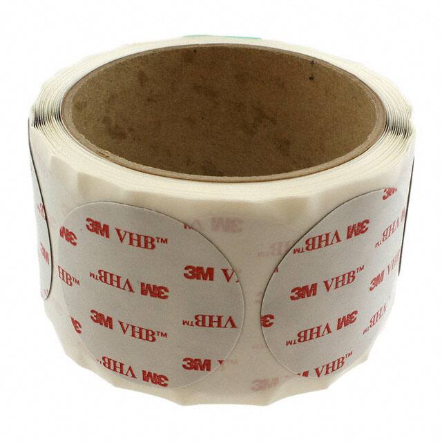 3M 4926 CIRCLE-2"-100 TAPE DBL COATED GRY 2" DIA 100PK