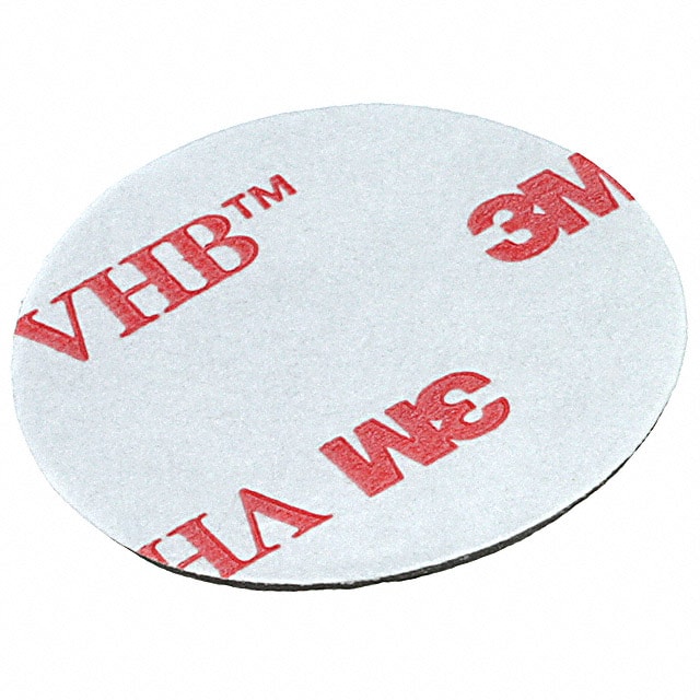 3M 4936 CIRCLE-1"-250 TAPE DBL COATED GRY 1" DIA 250PK