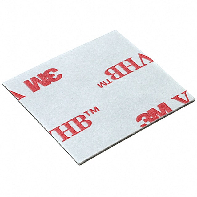 3M 4936 1"SQ-250 TAPE DBL COATED GRY 1"X 1" 250PK