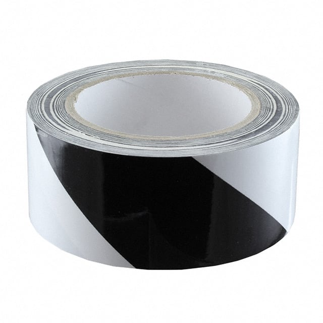 PFM2X36BW 2"X36YD STRIPE MRKG TAPE BLK/WHI