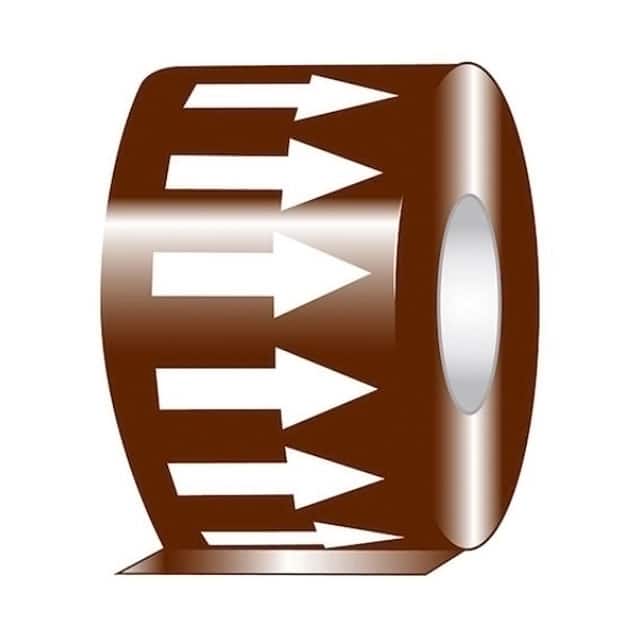 PPMR2X54WBR ARROW TAPE 2"X54' WHITE/BROWN,RL