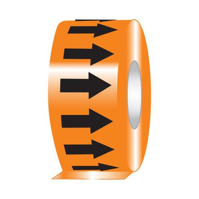 PPMR1X108BO ARROW TAPE 1"X108' BLK/ORANGE,RL