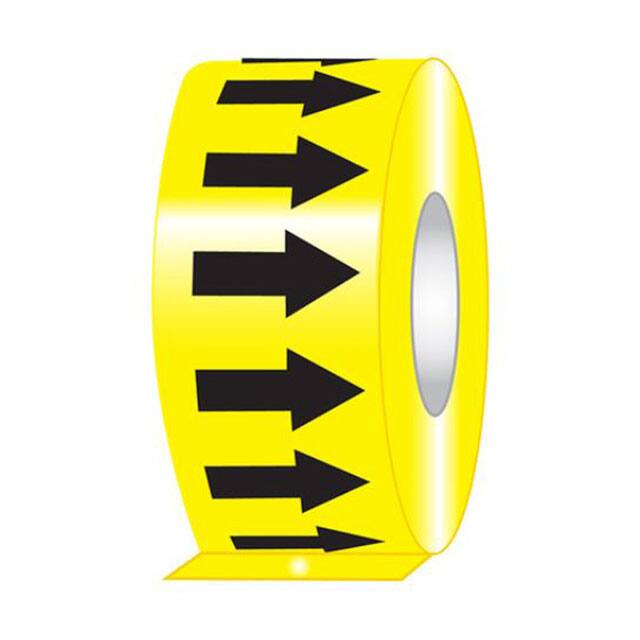 PPMR1X54BY ARROW TAPE 1"X54' BLK/YELLOW,RL