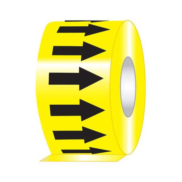 PPMR2X108BY ARROW TAPE 2"X108' BLK/YELLOW,RL