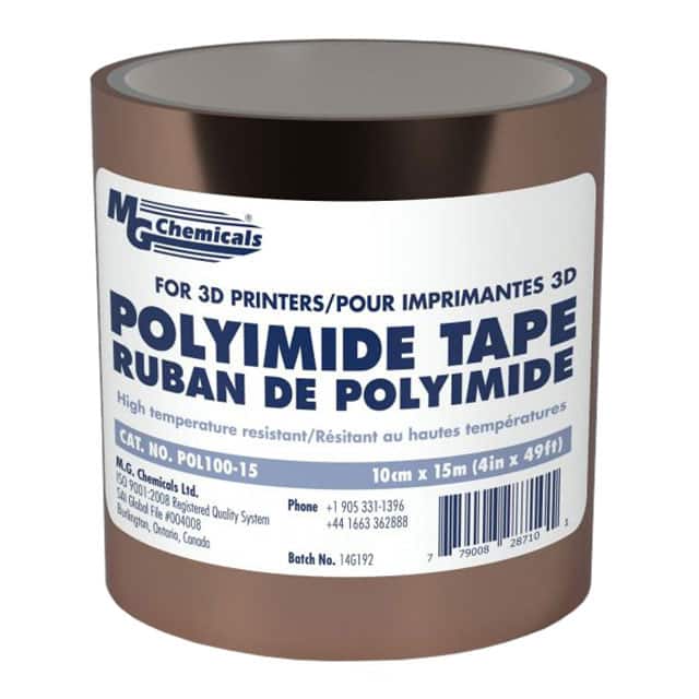 POL100-15 TAPE FILM YELLOW 4"X 16.3YDS