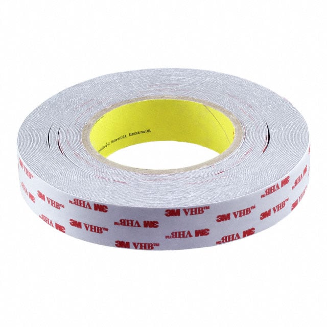 1-18-RP25 TAPE DBL COATED GRAY 1"X 18YDS