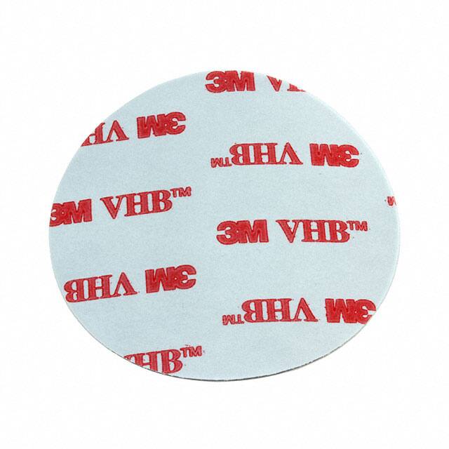 3M RP25 CIRCLE-2"-5 TAPE DBL COATED GRAY 2" DIA 5/RL