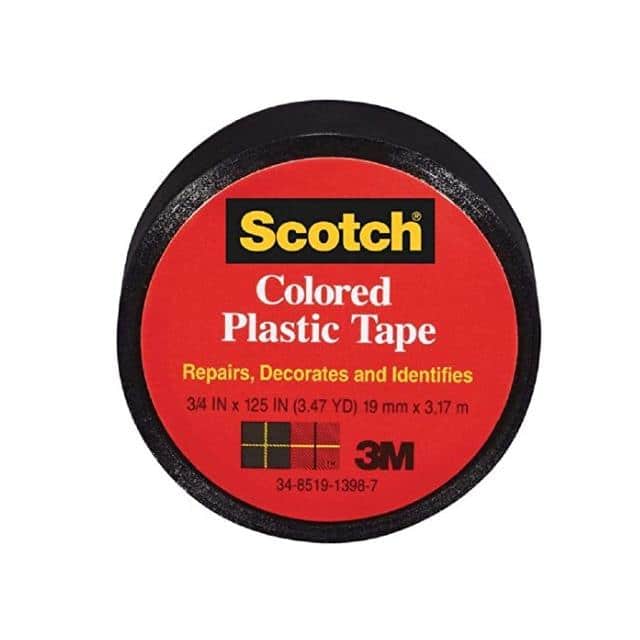 190BK SCOTCH COLORED PLASTIC TAPE 190B