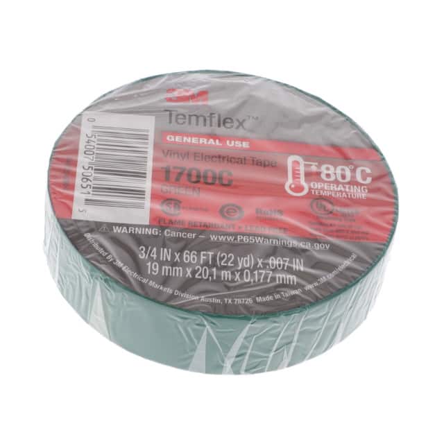 1700C-GREEN-3/4X66' TEMFLEX GENERAL USE VINYL ELECTR