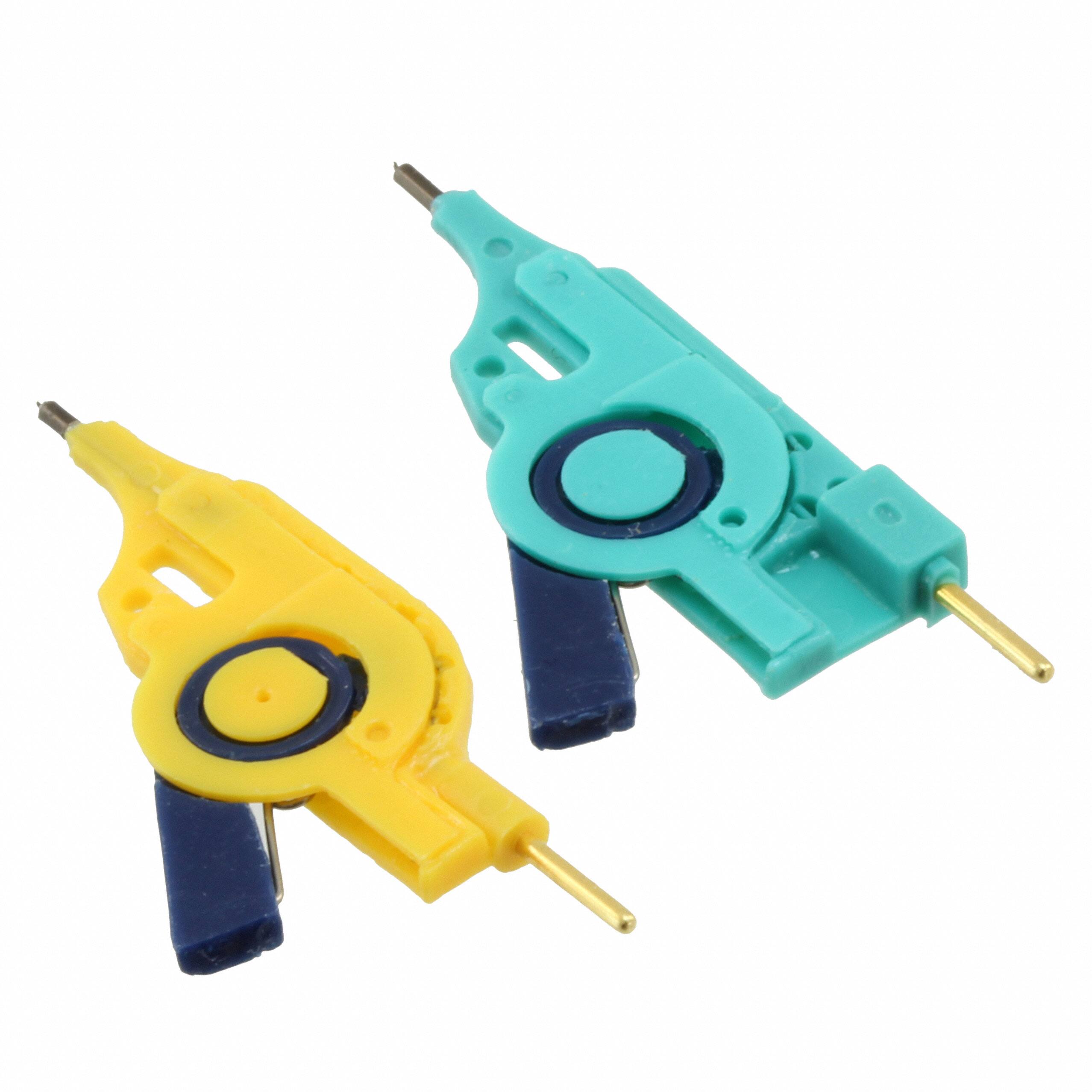 PK-ZS-025 QUAD FLAT PACK IC CLIP PR YL/GN