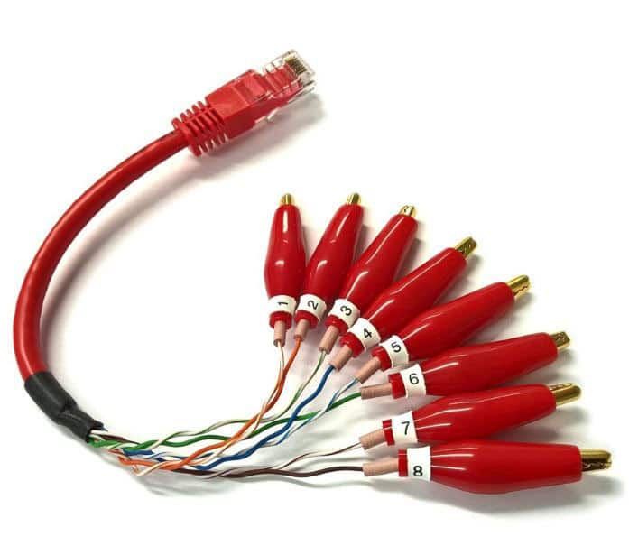 RJC08 RJ45-CROC CLIP BREAKOUT ADAPTER