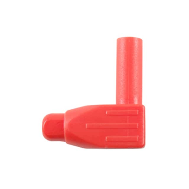 72-064 4MM RIGHT ANGLE PLUG RED
