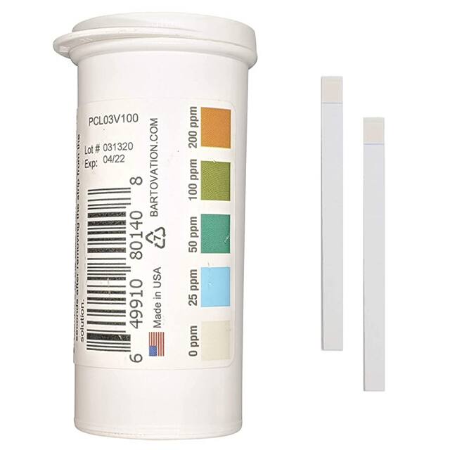 PCL03V100 RESTAURANT CHLORINE SANITIZER PL
