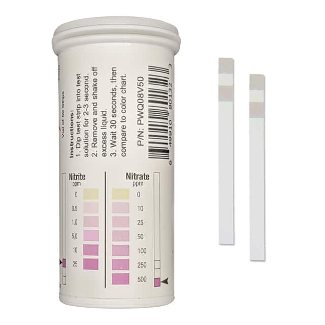 PWQ08V50 NITRITE 0-25 PPM, NITRATE 0-500