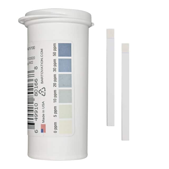 PPA01V100 PERACETIC ACID TEST STRIPS, 0-50