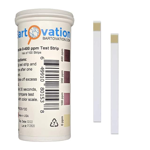 PPX03V100 PEROXIDE TEST STRIPS, 0-400 PPM