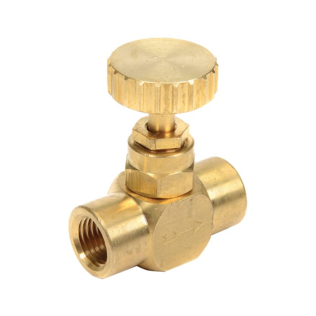 25NVBR BRASS NEEDLE VALVE, 1/4" NPT