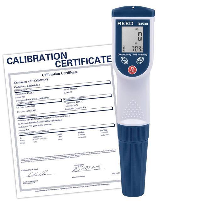 R3530-NIST R3530-NIST Conductivity/TDS/Sali