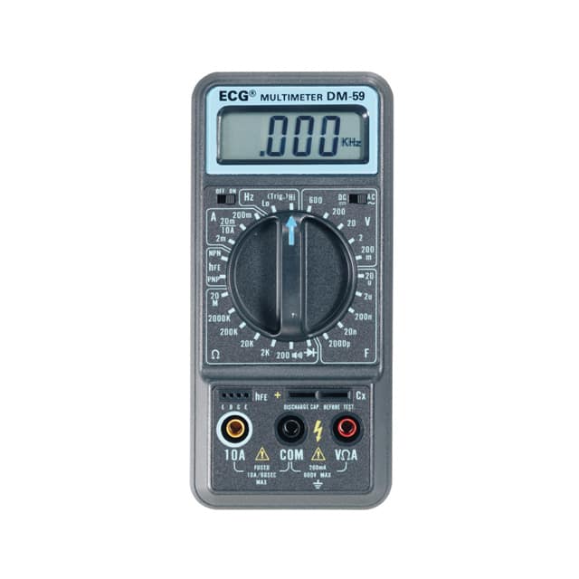 DM-59 DMM W/CAP/FREQ/HFE