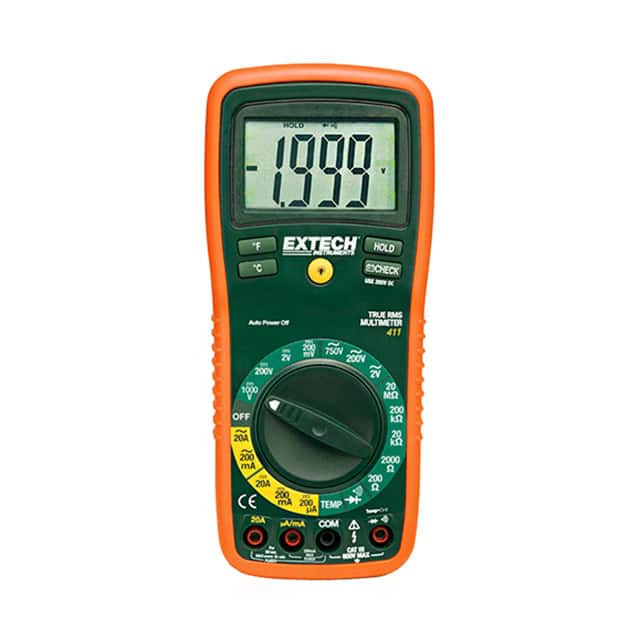 EX411 MULTIMETER, TRUE RMS MANUAL RANG