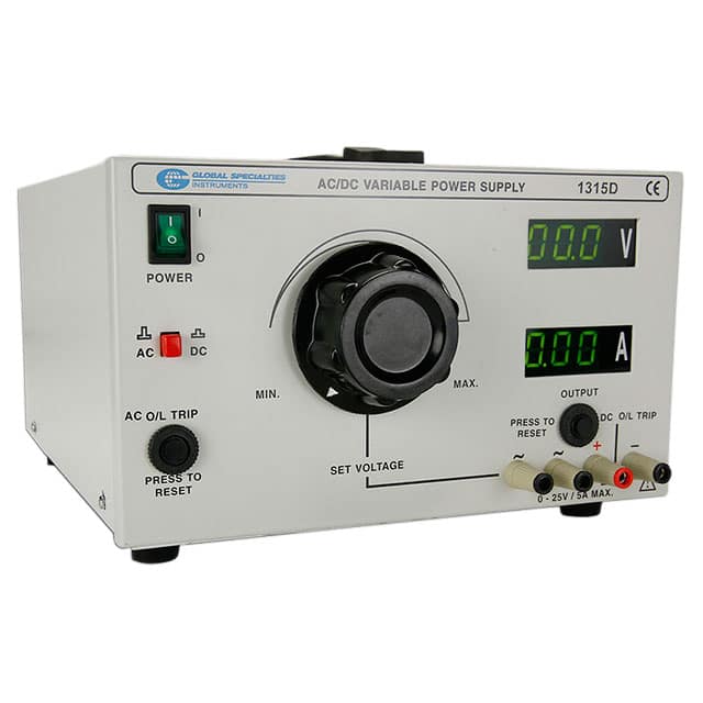 1315D AC/DC PS W/DIG READOUT 0-25V 5A