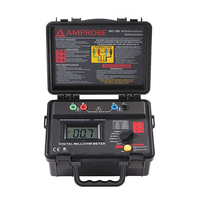 MO-100 MILLIOHMMETER BATTERY POWERED