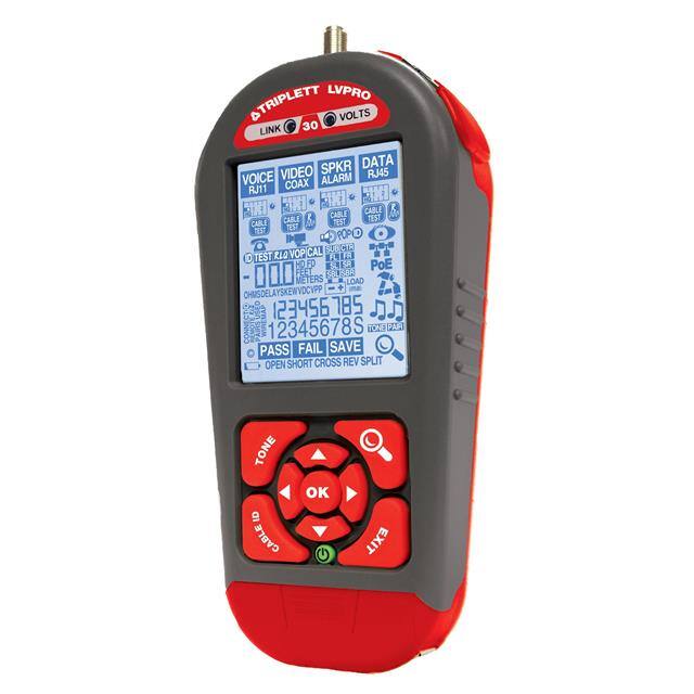 LVPRO30SR CABLE/NETWORK TESTER KIT W/RMTS