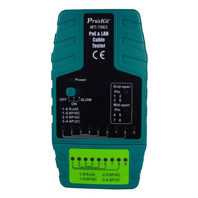 MT-7063 POE & LAN CABLE TESTER