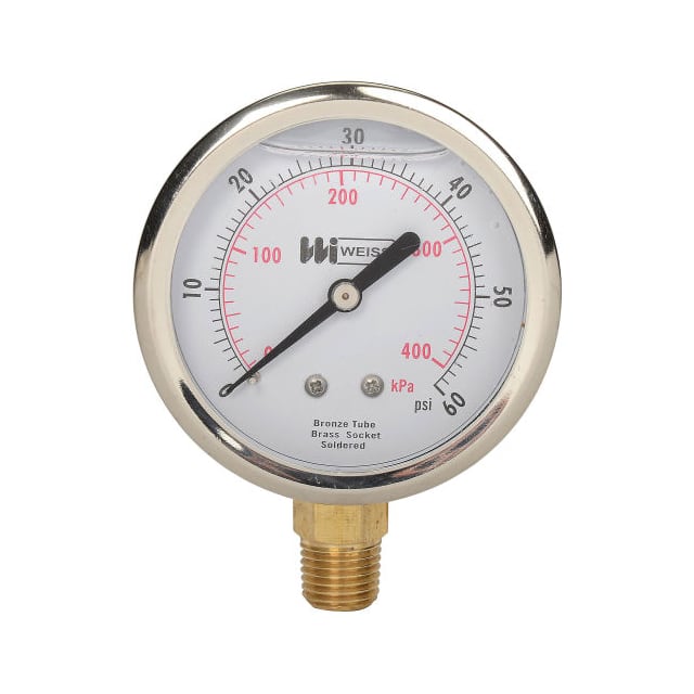 LF251-060-4L LIQUID FILLED 2-1/2" DIAL, 1/4"