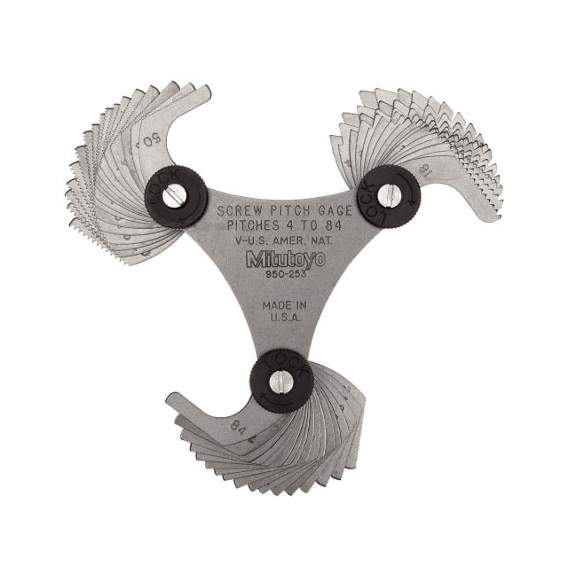 B611732 THREAD PITCH GAGE, 4-84 TPI, 60