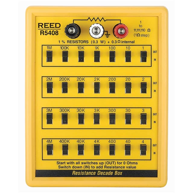 R5408-NIST RESISTANCE DECADE BOX W/NIST