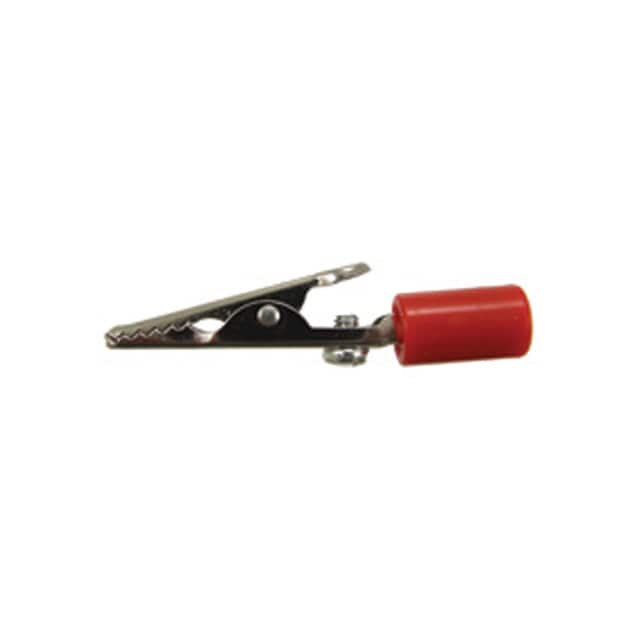 72-152-2 ALLIGATOR CLIP STEEL 10A W/RED I