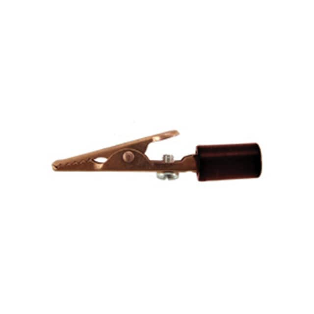 72-150-0 ALLIGATOR CLIP COPPER W/BLK INSU