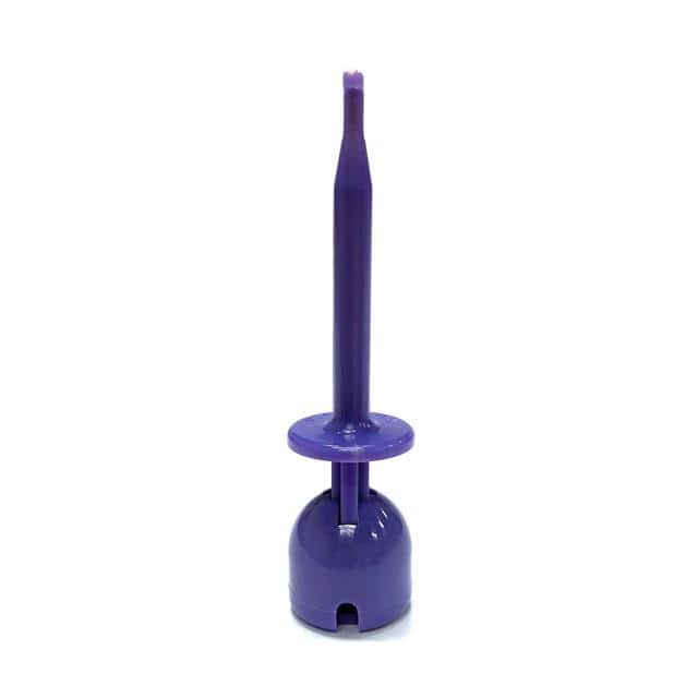 X100WVLT MINI-HOOK VIOLET SOLDER 0.093"